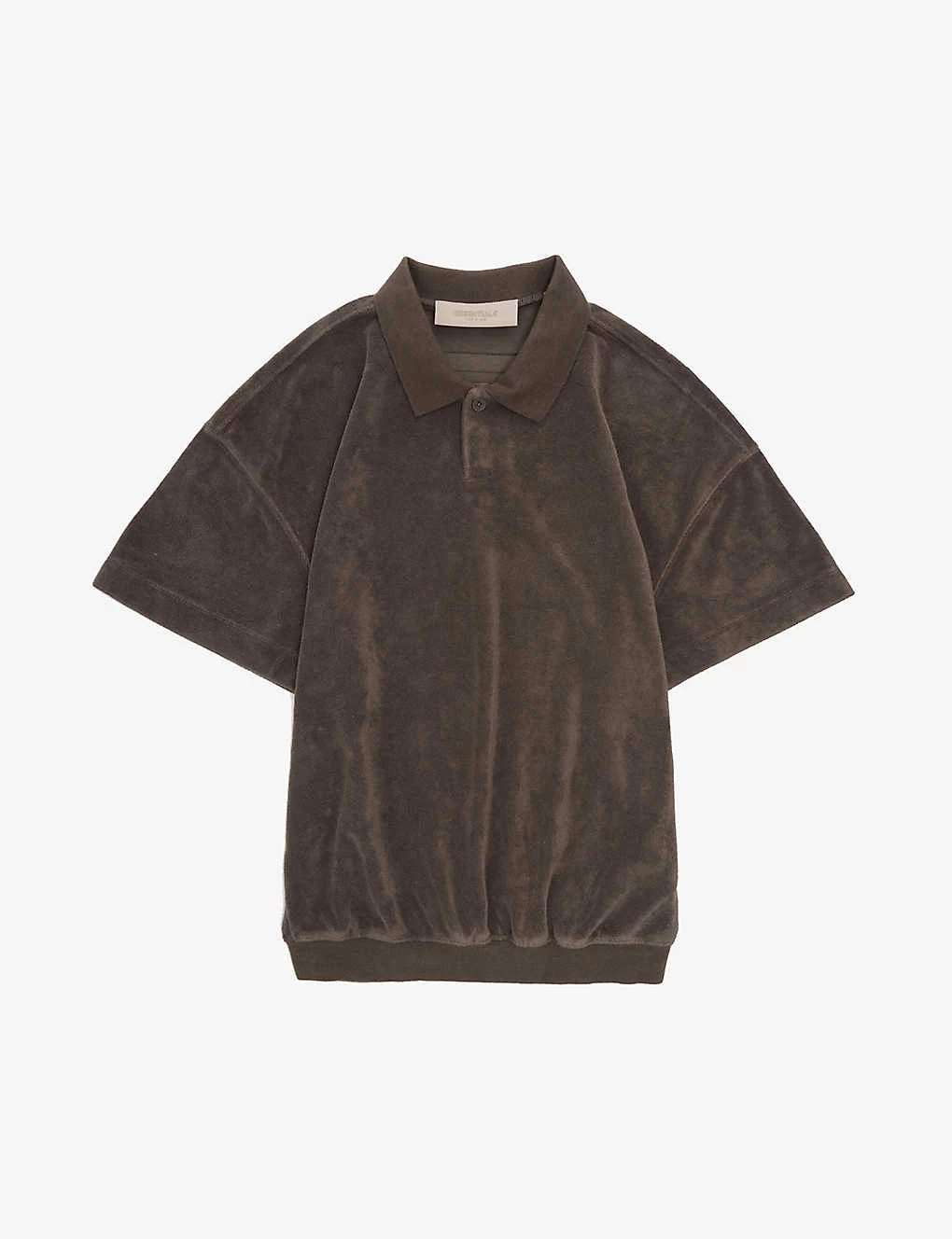 Kids ESSENTIALS Brand-appliqué Regular-fit Woven Polo Shirt 4-16 Years 1 Kids ESSENTIALS Brand-appliqué Regular-fit Woven Polo Shirt 4-16 Years