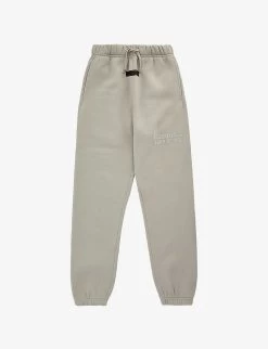 Kids ESSENTIALS Brand-appliqué Cotton-blend Jogging Bottoms