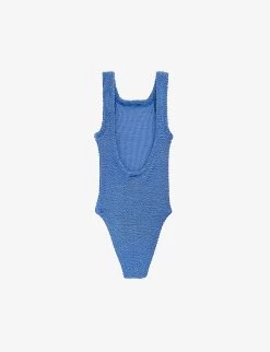 Classic Square-neck Swimsuit 1-6 Years 5 Classic Square-neck Swimsuit 1-6 Years -Kid Couture R04126427 DENIMBLUE ALT02
