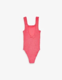 Margot Crinkled Swimsuit 7-12 Years -Kid Couture R04126431 HOTPINK ALT02