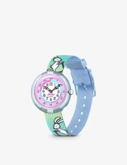 Flik Flak FBNP207 Be Hoppy Bio-sourced Plastic And Recycled-PET Quartz Watch