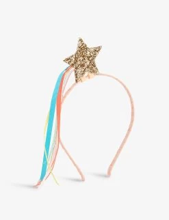 Meri-Meri Glitter Shooting Star And Ribbon Woven Headband