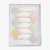 Meri-Meri Shell-embellished Enamel Hair Slides Set Of Six