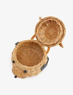 Meri-Meri Bear Rattan Cross-body Bag -Kid Couture R04128015 MULTI ALT03