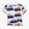 Mini Rodini Ferry-print Short-sleeve Cotton-jersey T-shirt 18 Months-11 Years