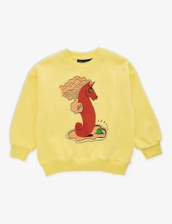 Mini Rodini Graphic-print Long-sleeve Cotton-jersey Sweatshirt 18 Months-11 Years