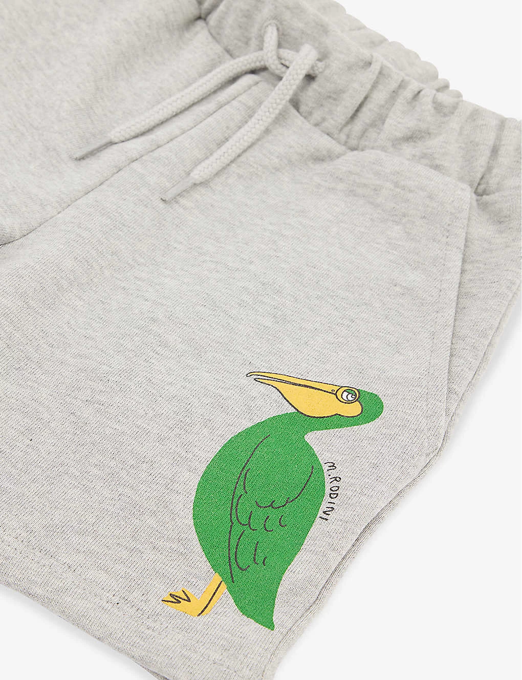 Mini Rodini Pelican-print Elasticated-waist Cotton-jersey Shorts 18 Months-11 Years 2 Mini Rodini Pelican-print Elasticated-waist Cotton-jersey Shorts 18 Months-11 Years - Image 2