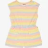 Mini Rodini Stripe-pattern Sleeveless Cotton-jersey Playsuit 18 Months-11 Years