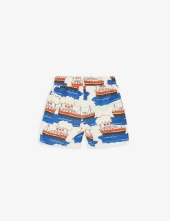 Mini Rodini Ferry-print Elasticated-waist Swim Shorts 18 Months - 11 Years -Kid Couture R04131152 MULTI ALT02