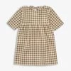 Bella Gingham-print Organic-cotton Dress 1-4 Years