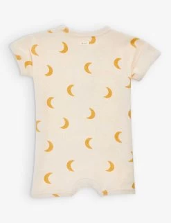 Graphic-print Organic-cotton Babygrow 0-12 Month -Kid Couture R04131285 HONEY ALT02