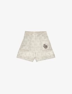 Gucci Monogram-print Cotton Shorts 6-12 Years