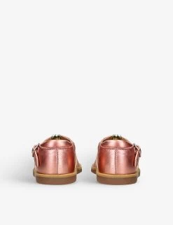 Pom D'Api Poppy Fruit Metallic-leather Sandals 6 Months-3 Years 7 Pom D'Api Poppy Fruit Metallic-leather Sandals 6 Months-3 Years -Kid Couture R04132323 ORANGE ALT03