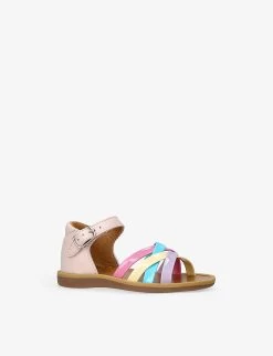 Pom D'Api Poppy Erg Rainbow-strap Faux-leather Sandals 6 Months-3 Years 6 Pom D'Api Poppy Erg Rainbow-strap Faux-leather Sandals 6 Months-3 Years -Kid Couture R04132327 MULTOTHER ALT02