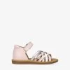 Pom D'Api Poppy Lux Metallic-strap Faux-leather Sandals 6 Months-3 Years