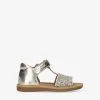 Pom D'Api Poppy Tao Glitter-sequin Faux-leather Sandals 6 Months-3 Years
