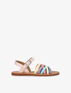 Pom D'Api Plagette Lux Patent-leather Sandals 6-7 Years