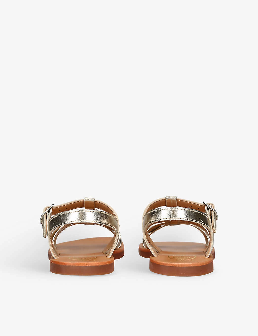 Pom D'Api Plagette Multi-daisy Metallic-leather Sandals 7-8 Years 4 Pom D'Api Plagette Multi-daisy Metallic-leather Sandals 7-8 Years - Image 4