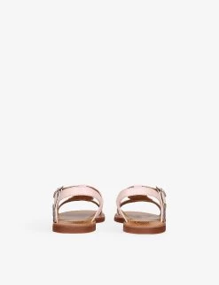 Pom D'Api Plagette Papillon Butterfly Leather Sandals 6-7 Years 7 Pom D'Api Plagette Papillon Butterfly Leather Sandals 6-7 Years -Kid Couture R04132350 PALEPINK ALT03