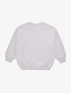 Mini Rodini Mr G Ritzratz Graphic-print Organic-cotton Sweatshirt 18 Months-11 Years -Kid Couture R04135532 GREYMELANGE ALT02