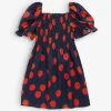Mini Rodini Graphic-print Lyocell Dress 18 Months-11 Years