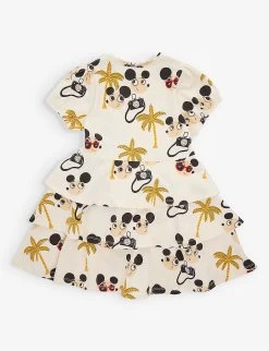 Mini Rodini Mr G Ritzratz Graphic-print Stretch-organic-cotton Dress 18 Months-9 Years -Kid Couture R04135543 MULTI ALT02