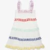 Zimmermann Frilled-shoulder Smock-top Cotton-poplin A-line Mini Dress 6-12 Years