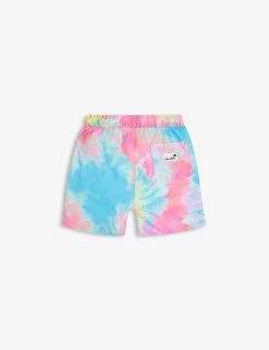 Spiral Tie Dye Recycled-polyester Swim Shorts 1-13 Years -Kid Couture R04136354 MULTI ALT02