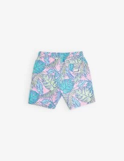 Palmtopia II-print Recycled-polyester Swim Shorts 1-13 Years 5 Palmtopia II-print Recycled-polyester Swim Shorts 1-13 Years -Kid Couture R04136361 PINK ALT02