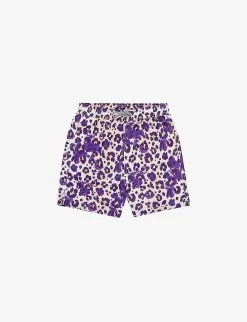 Cheetah-print Shell Swim Shorts 1-13 Years