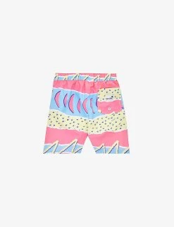 Fresh Prince-print Shell Swim Shorts 1-13 Years -Kid Couture R04136363 MULTI ALT02