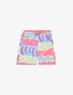Fresh Prince-print Shell Swim Shorts 1-13 Years