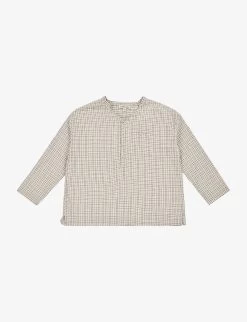Adonis Check Cotton-voile Shirt 3-12 Years