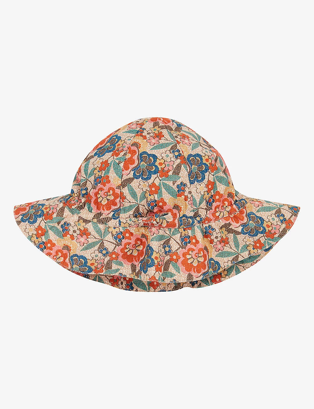 Cadia Polka Floral-print Cotton Hat 1 Cadia Polka Floral-print Cotton Hat