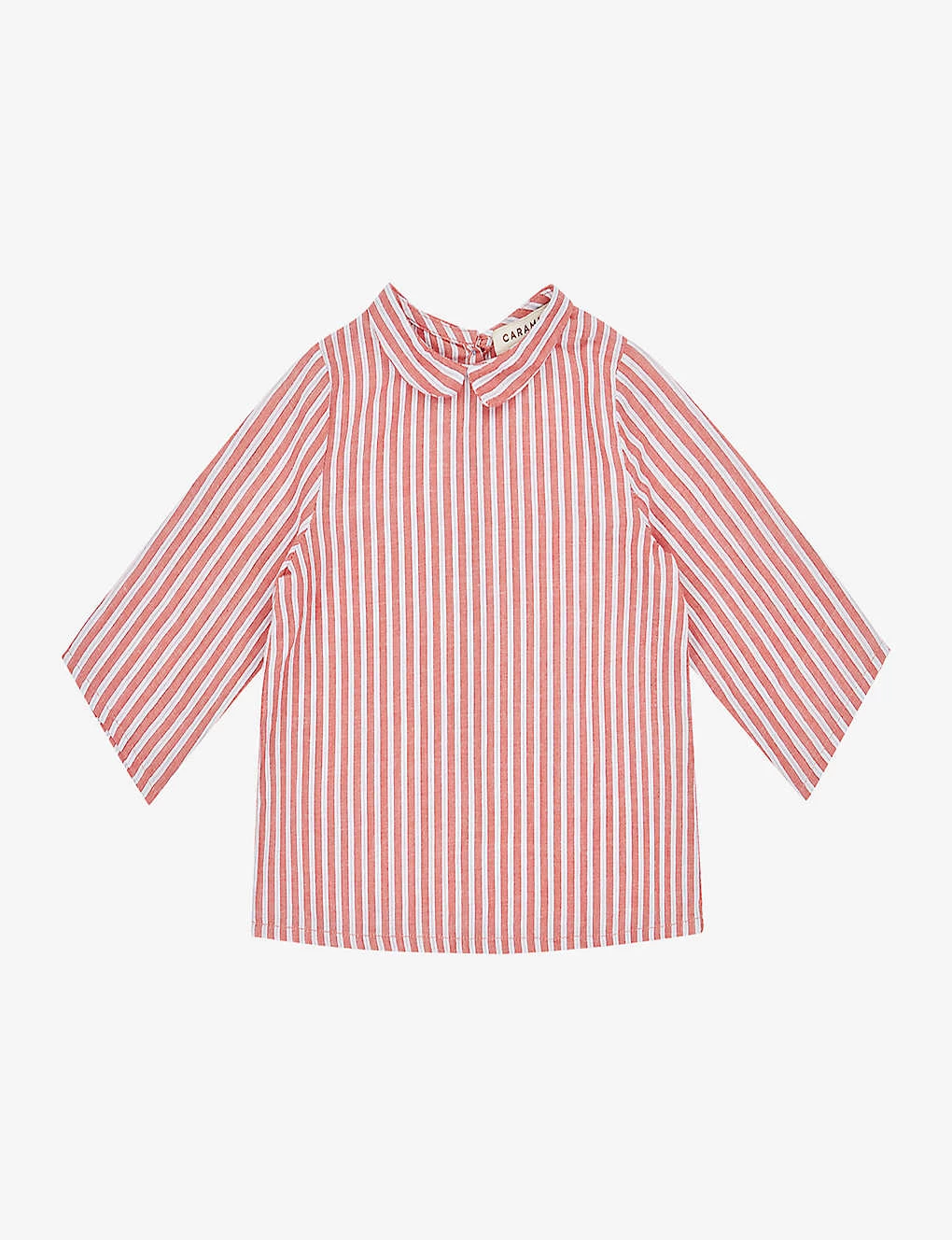 Carrot Stripe-pattern Long-sleeve Cotton Shirt 3 Months- 2 Years 1 Carrot Stripe-pattern Long-sleeve Cotton Shirt 3 Months- 2 Years