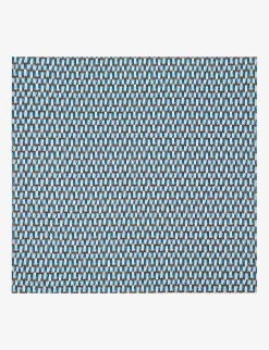 Dandelion Geometric-print Cotton-poplin Scarf