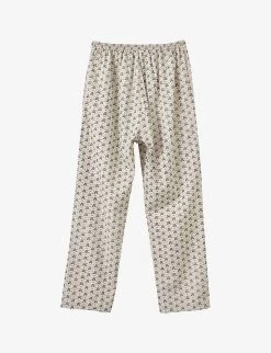 Elderberry Polka Floral-print Cotton Trousers 3-12 Years 7 Elderberry Polka Floral-print Cotton Trousers 3-12 Years -Kid Couture R04136699 POLKAFLORALPRINT ALT03