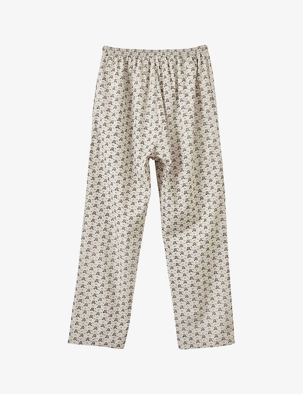 Elderberry Polka Floral-print Cotton Trousers 3-12 Years 4 Elderberry Polka Floral-print Cotton Trousers 3-12 Years - Image 4