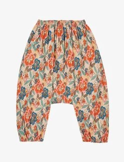 Faraday Floral-print Cotton Baby Trousers 3-24 Months