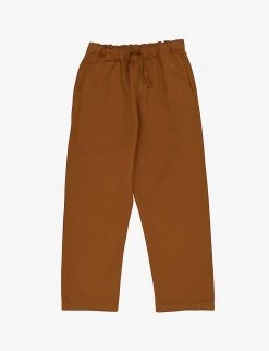 Leda Drawstring Cotton-twill Trousers 3-16 Years