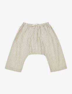 Linum Geometric-print Cotton Baby Trousers 3-24 Months