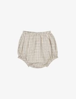 Lotus Pinstripe Cotton-voile Baby Bloomer 3-24 Months