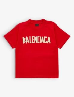 Balenciaga Logo-print Regular-fit Stretch-cotton T-shirt 4-10 Years