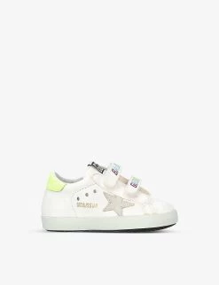 Golden Goose Baby School Star-motif Leather Trainers 4 Months-2 Years