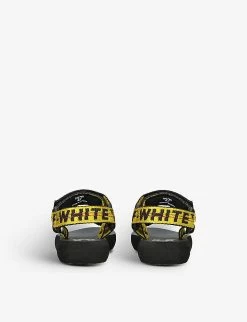 Industrial Logo-strap Woven Sandals 4-8 Years -Kid Couture R04141690 YELLOW ALT03