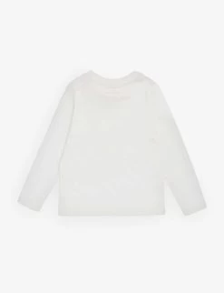 STELLA MCCARTNEY Heart-print Cotton-jersey T-shirt 9-36 Months -Kid Couture R04142067 WHITE ALT02