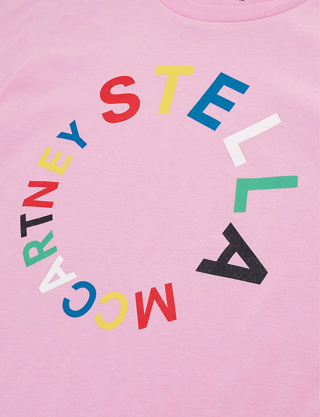 STELLA MCCARTNEY Circle-shape Logo-print Cotton-jersey T-shirt 4-14 Years 2 STELLA MCCARTNEY Circle-shape Logo-print Cotton-jersey T-shirt 4-14 Years - Image 2