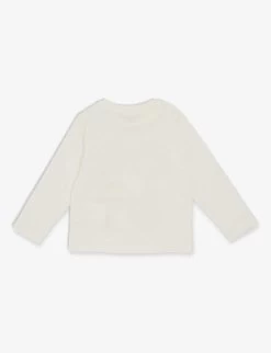 STELLA MCCARTNEY Flower-print Organic-cotton T-shirt 3-36 Months -Kid Couture R04142105 IVORY ALT02