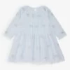 STELLA MCCARTNEY Heart-embroidered Recycled-polyester Tulle Dress 6-36 Months