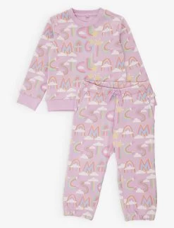 STELLA MCCARTNEY Graphic-print Organic-cotton Tracksuit 6-36 Months 5 STELLA MCCARTNEY Graphic-print Organic-cotton Tracksuit 6-36 Months -Kid Couture R04142110 GLICINEMULTICOLOR ALT02